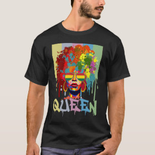Camiseta Reina de la historia negra BHM Melanin SkyOrde Afr