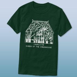 Camiseta Reina de la jardinería personalizada de Greenhouse