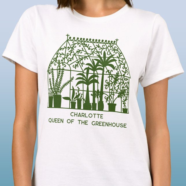 Camiseta Reina de la jardinería personalizada de Greenhouse (Subido por el creador)
