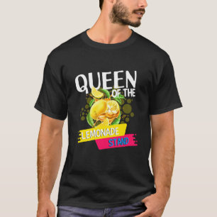 Camiseta Reina de la Limonada Gerente de Stand de Limonada