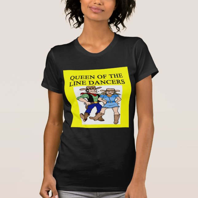 Camiseta reina de la línea baile (Anverso)