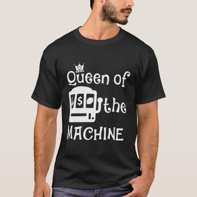 Camiseta Reina de la máquina de apuestas (Anverso)