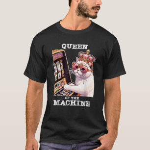Camiseta Reina De La Máquina De Tragamonedas Casino Amante