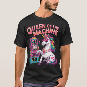 Camiseta Reina de la máquina tragaperras de casino de poker