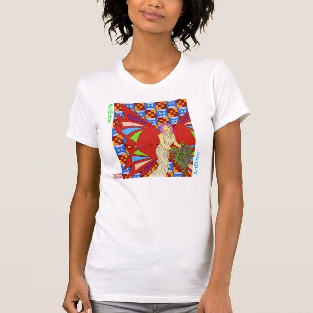 Camiseta "Reina de la mariposa " (Anverso)