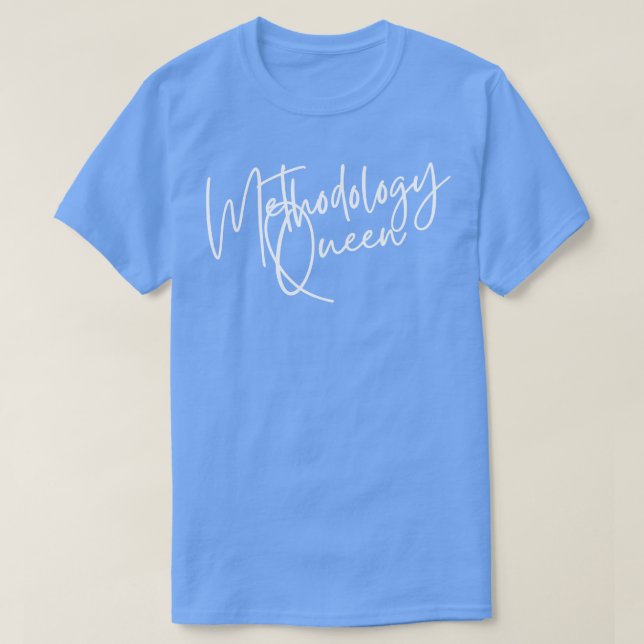 Camiseta Reina de la metodología (Diseño del anverso)