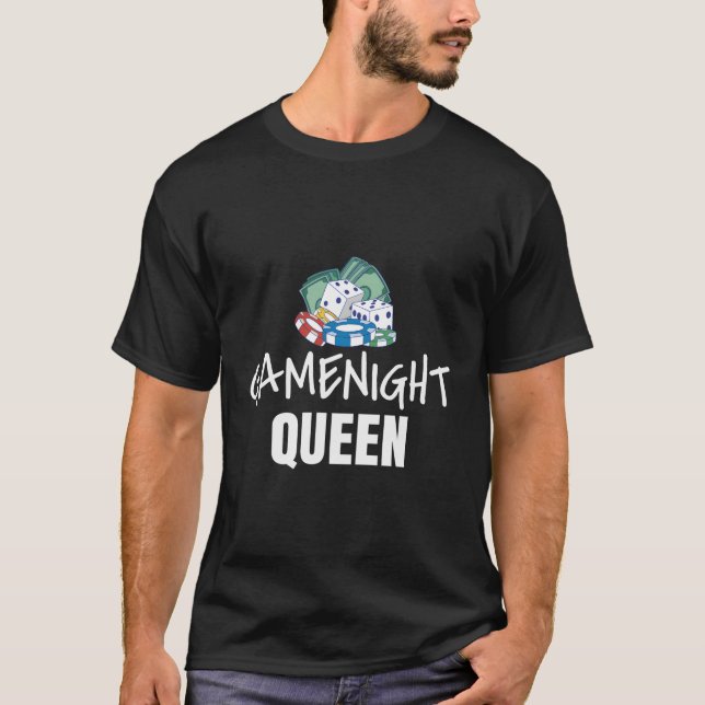 Camiseta Reina de la noche del juego (Anverso)