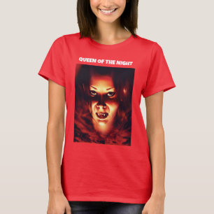 Camiseta Reina de la Noche. Mujer vampiro