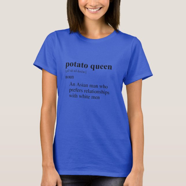 CAMISETA REINA DE LA PATATA (Anverso)