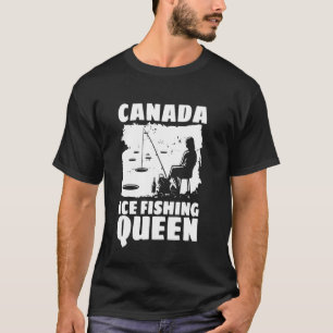 Camiseta Reina de la pesca en hielo de Canadá