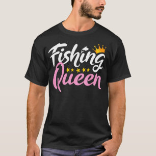 Camiseta Reina de la Pesca Pescador Divertido Entusiasta Ac