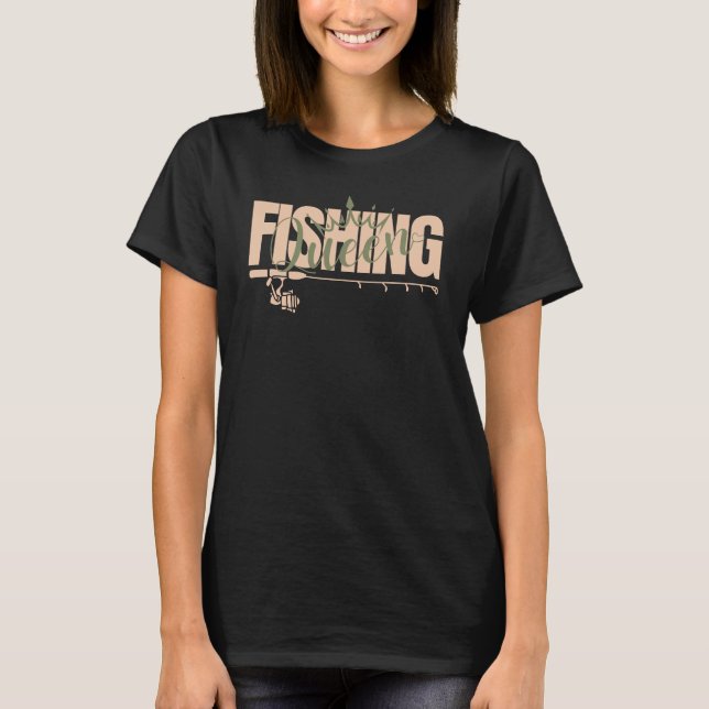 Camiseta Reina de la pesca | rosa militar (Anverso)