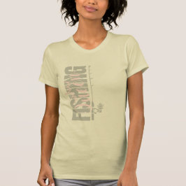 Camiseta Reina de la pesca | rosa militar | Vertical