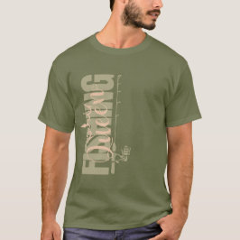 Camiseta Reina de la pesca | rosa militar | Vertical