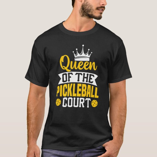 Camiseta Reina De La Pista De Pickleball (Anverso)