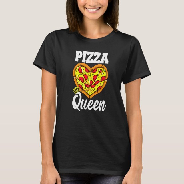 Camiseta Reina de la Pizza Chef de Pizza (Anverso)