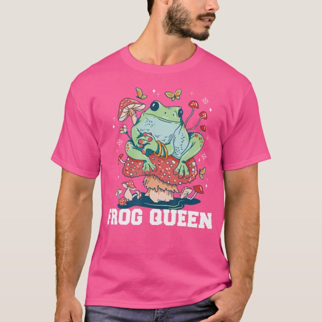 Camiseta Reina de la rana Chicas de rana estética divertida (Anverso)