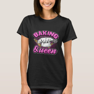 Camiseta Reina de la repostería Chef Cocina Comida Pastel d