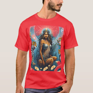 Camiseta Reina de la selva estrellada 🌌 Regalía de safar