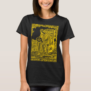 CAMISETA REINA DE LA TARJETA DE TAROT DE VINTAGE DE LOS PEN