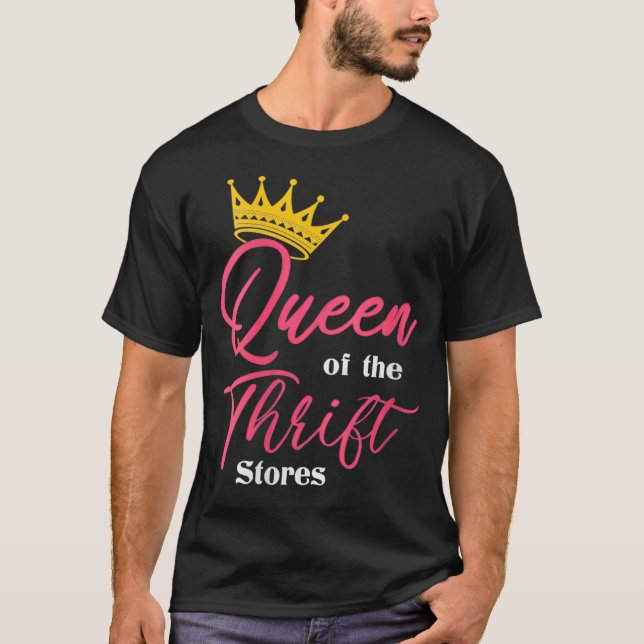 Camiseta Reina de la tienda Thrift (Anverso)