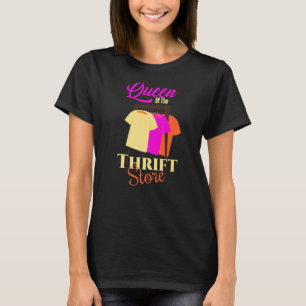 Camiseta Reina de la tienda Thrift ahorrando fisuras
