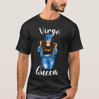 Camiseta Reina de la Virgo LGBTQ Agosto Orgullo Gay de Sept