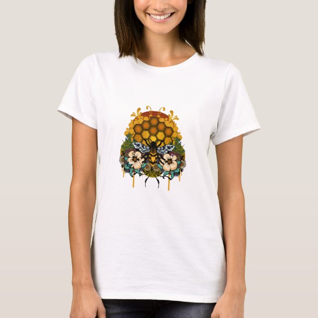 Camiseta Reina de las abejas (Anverso)