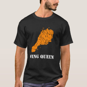 Camiseta Reina de las Alas Pollo Comida Rápida Gif