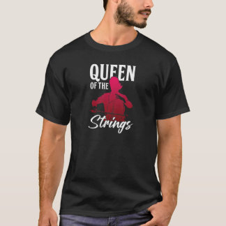 Camiseta Reina De Las Cadenas Cello Player Música Cellista