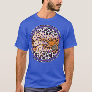 Camiseta Reina de las especias de calabaza Graciosa otoño d