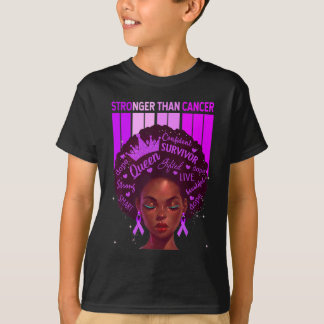 Camiseta Reina de las mujeres negras más fuerte que Epileps
