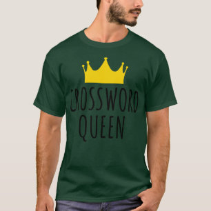 Camiseta Reina de las palabras cruzadas