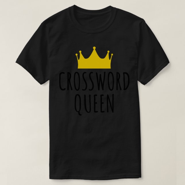 Camiseta Reina de las palabras cruzadas (Diseño del anverso)