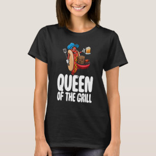 Camiseta Reina De Las Parrilladas Mujeres De Sausage Amor 2