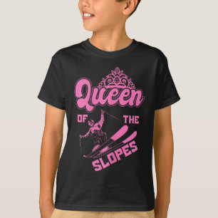 Camiseta Reina De Las Pistas Esquí Montañas Deportivas De I