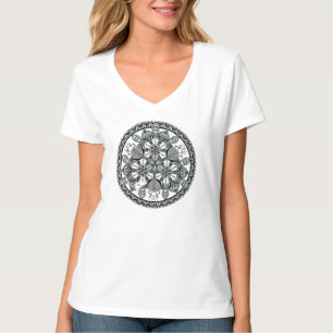 Camiseta "Reina De Las Serpientes" (monocromo)