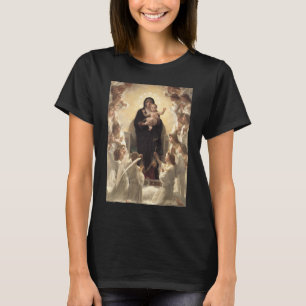 Camiseta Reina de los ángeles Regina Angelorum por Bouguere