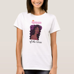 Camiseta Reina de los Aries (piel marrón)