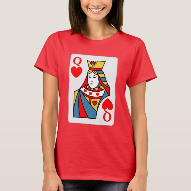 Camiseta Reina de los corazones (Anverso)