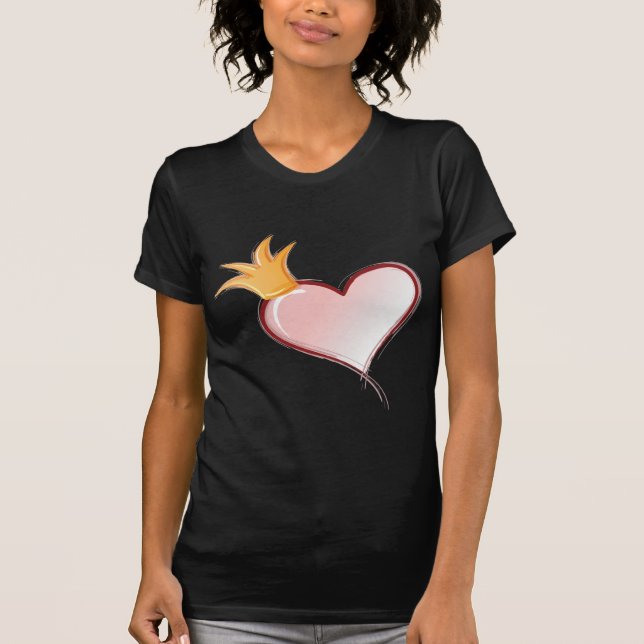 Camiseta Reina de los corazones (ningún texto) (Anverso)