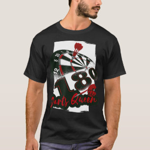 Camiseta Reina de los dardos - Divertido jugador de arte ci