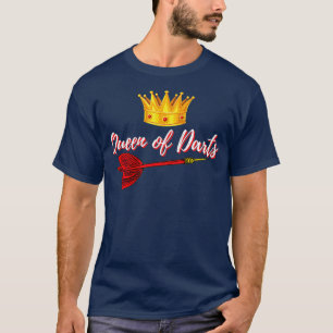 Camiseta Reina de los dardos - Gracioso Jugador Dart Club