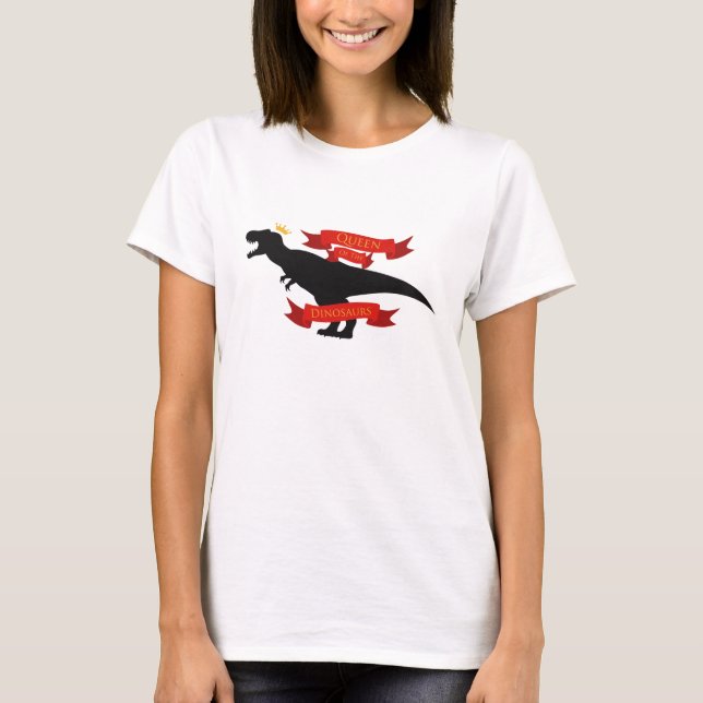 Camiseta Reina de los dinosaurios (Anverso)