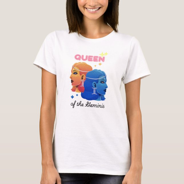 Camiseta Reina de los Geminis (Anverso)