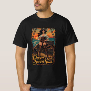 Camiseta Reina de los Siete Pecados – Fantasía de Pin-Up Pi