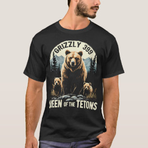 Camiseta Reina De Los Tetones Grizzly 399 Amantes Del Oso