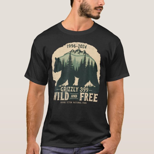 Camiseta Reina De Los Tetones Grizzly 399 Amantes Del Oso N (Anverso)