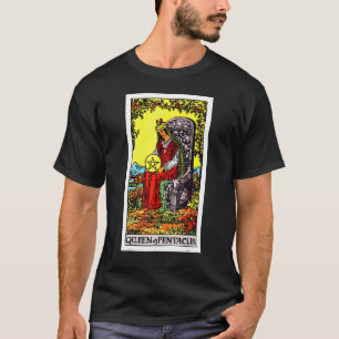 Camiseta Reina De Monedas O Pentáculos Viñosos