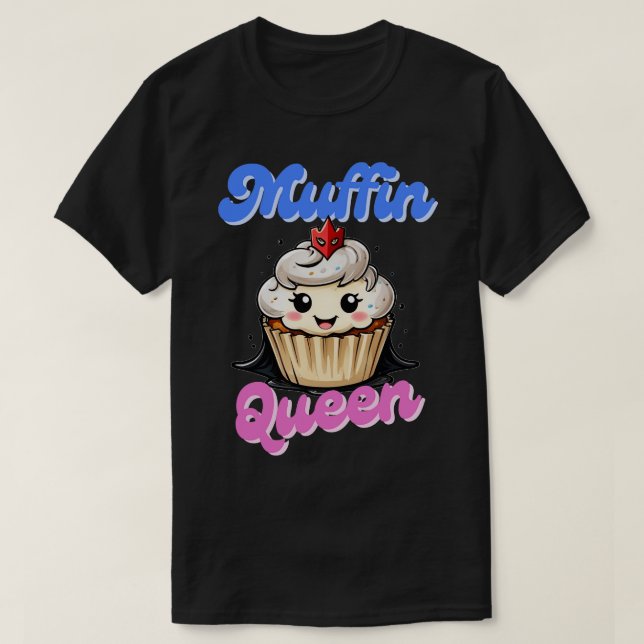 Camiseta Reina de Muffin (Diseño del anverso)